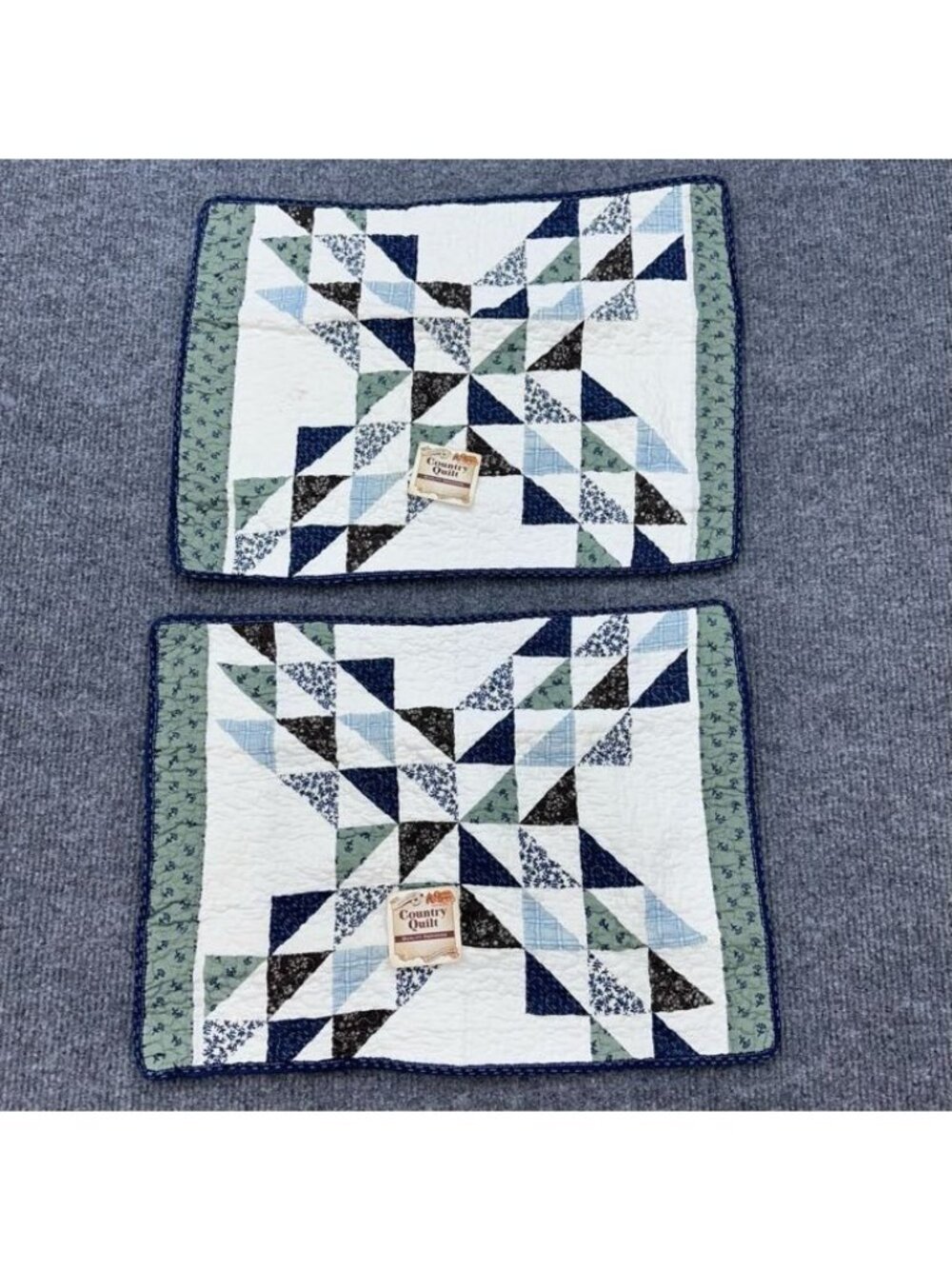 Cracker Barrel Addison Lot of 2 Standard Shames 20 x 26 100% Cotton Country NEW